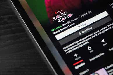 Netflix Squid Game on iPad