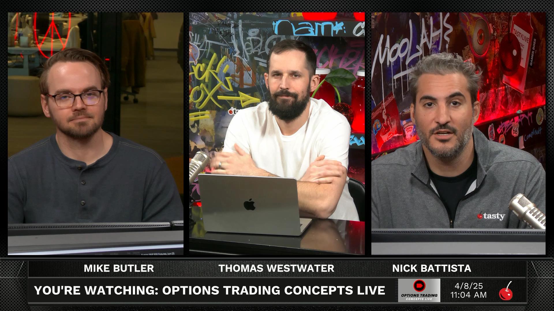 Options Trading Concepts Live - April 8, 2025 - Gold vs Copper Examining the Relationship for a Trade Episode cover