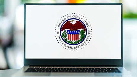 board of governors flag on computer screen
