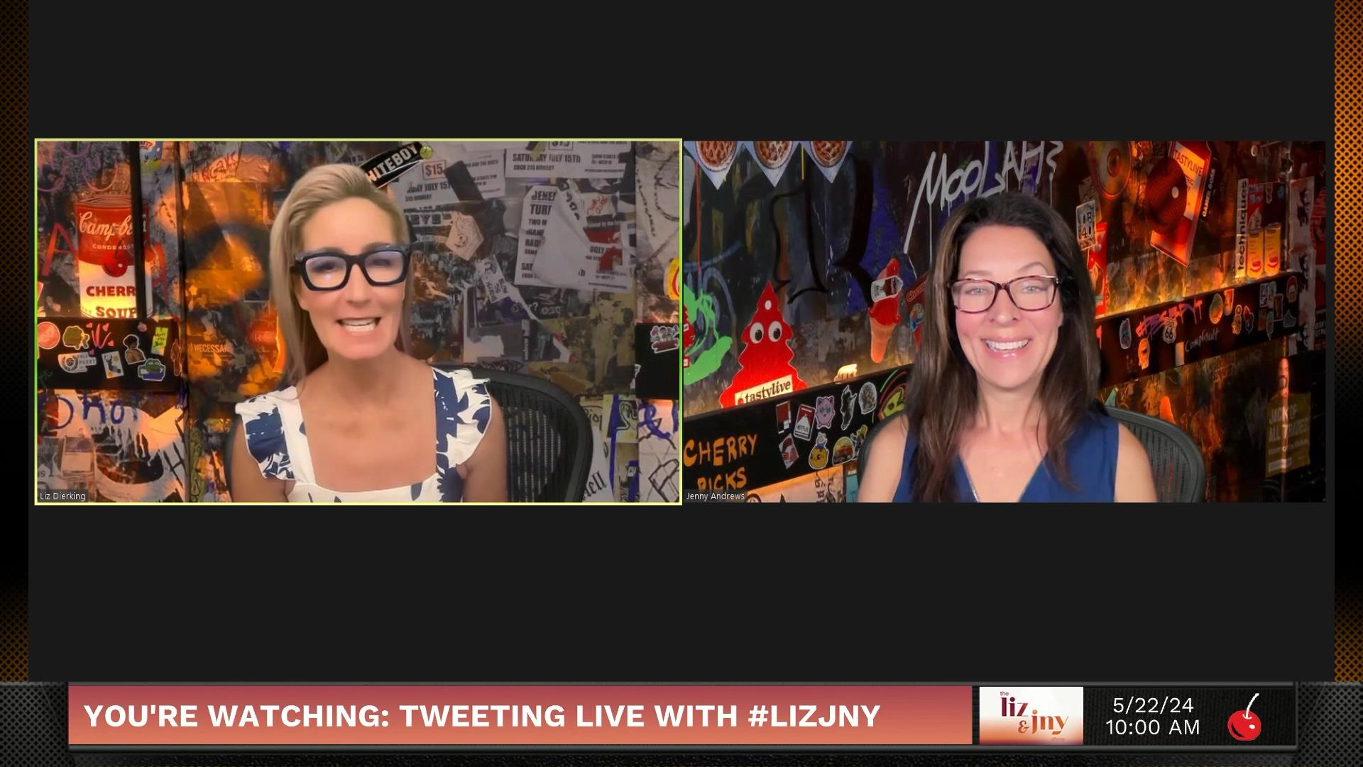 Tweeting Live with LIZ & JNY - May 22, 2024 - Tweeting Live With Liz and Jenny Episode cover