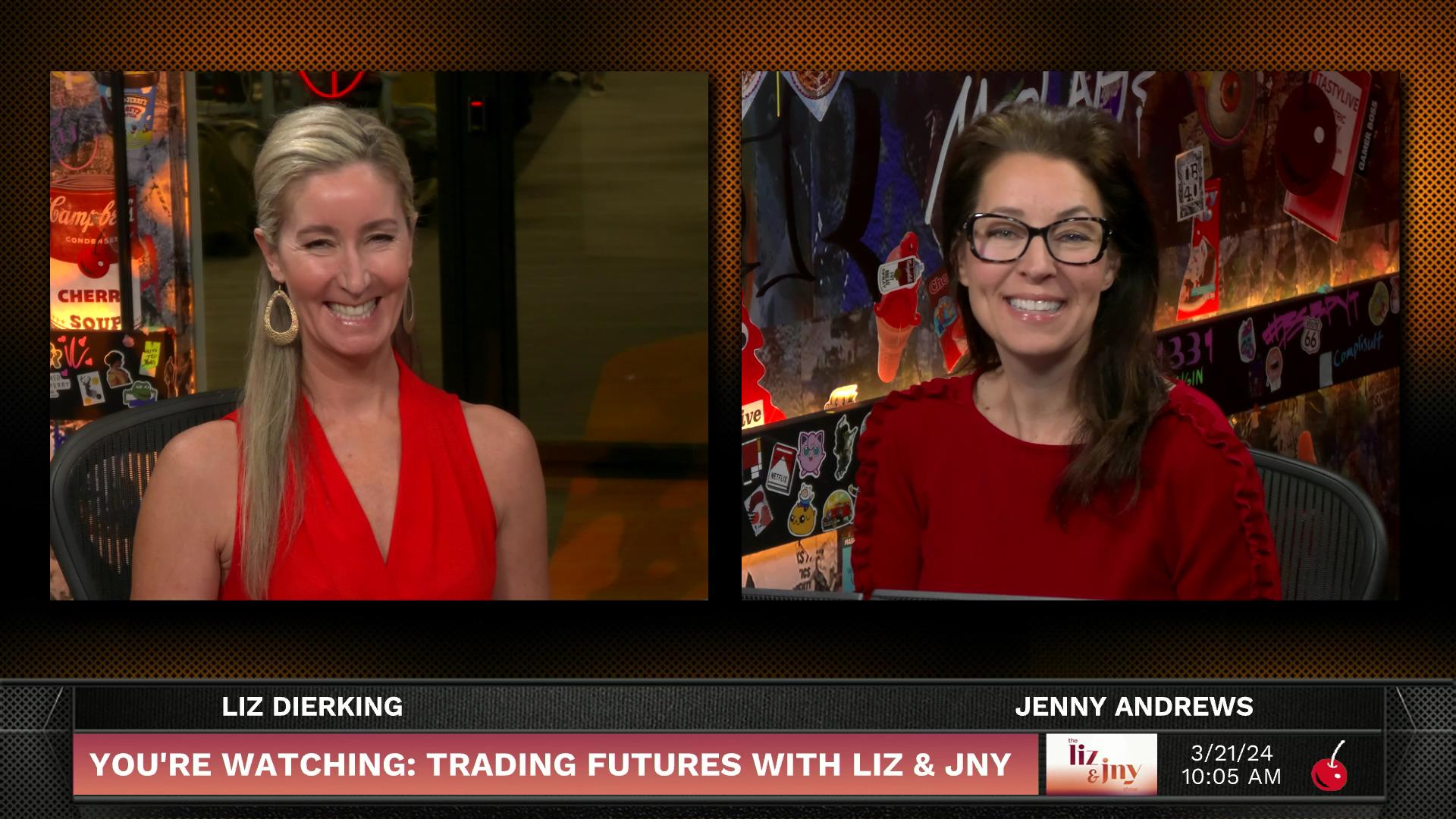 Trading Futures With LIZ & JNY - March 21, 2024 - Trading Futures With Liz and JNY Episode cover