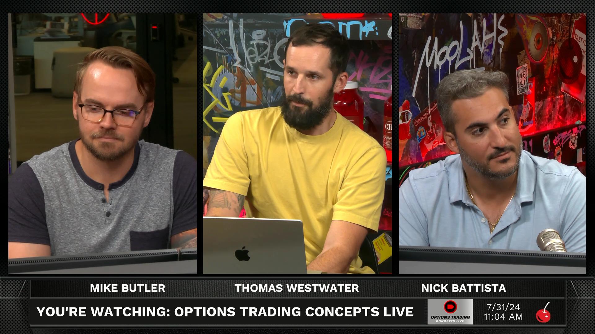 Options Trading Concepts Live - July 31, 2024 - Crude Oil The Yen Factor and Hurricane Season Volatility Episode cover