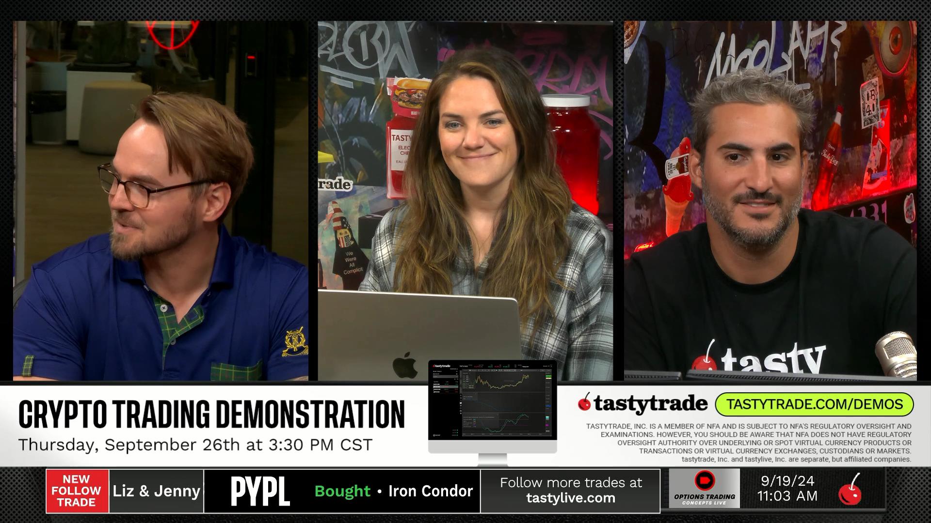 Three Trade Ideas September 19th 2024 | Options Trading Concepts Live