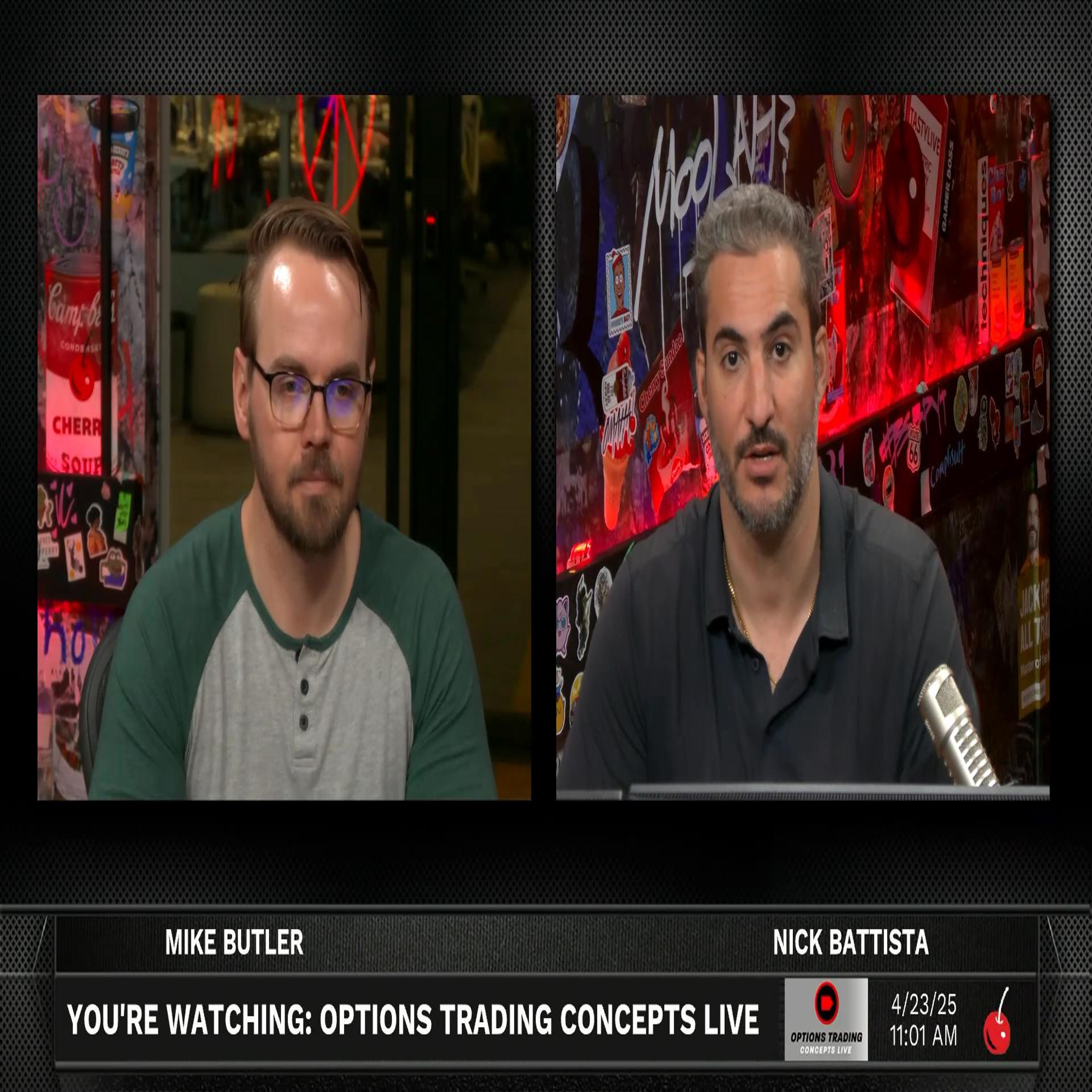 Options Trading Concepts Live - April 23, 2025 - NASDAQ Rally: Key Insights and Trades Episode cover