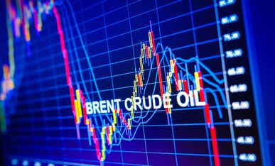 Chart of Brent Crude Oil