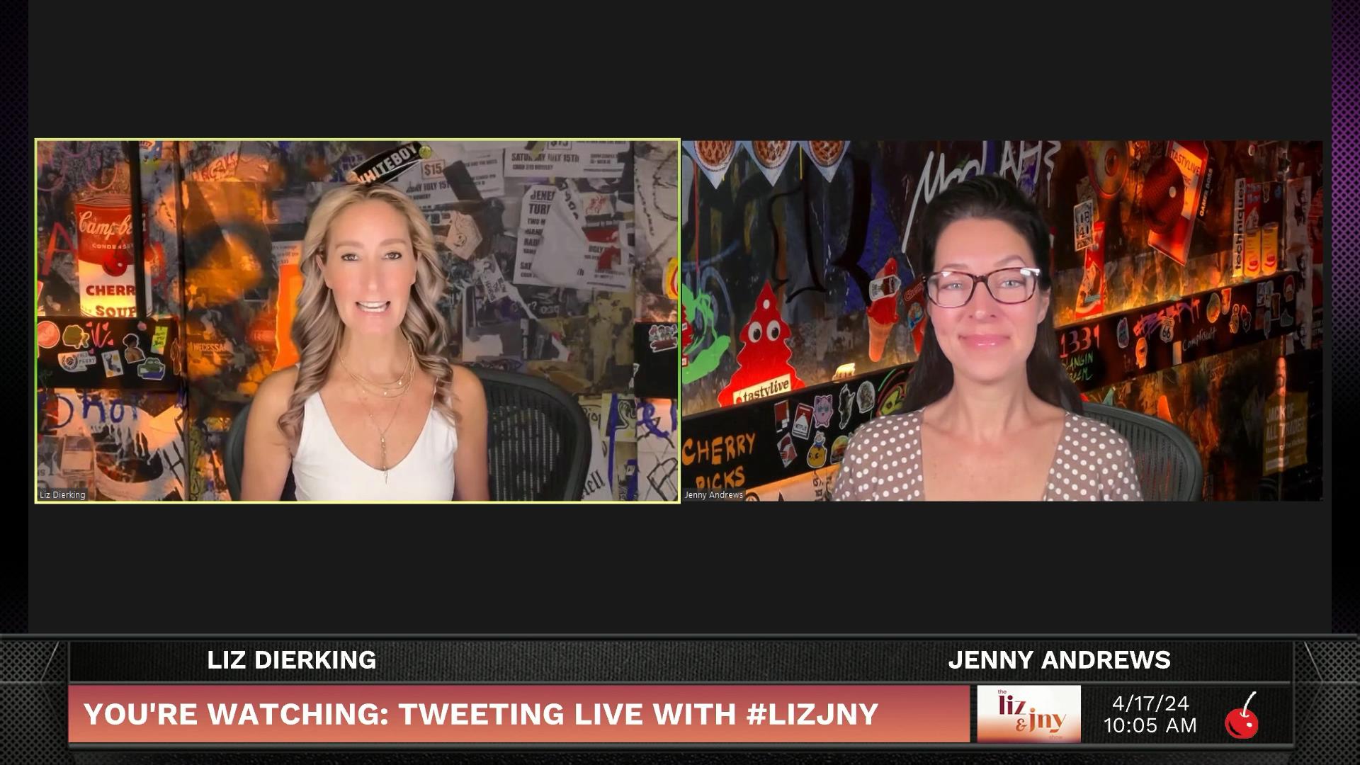 Tweeting Live with LIZ & JNY - April 17, 2024 - Tweeting Live With Liz and Jenny Episode cover