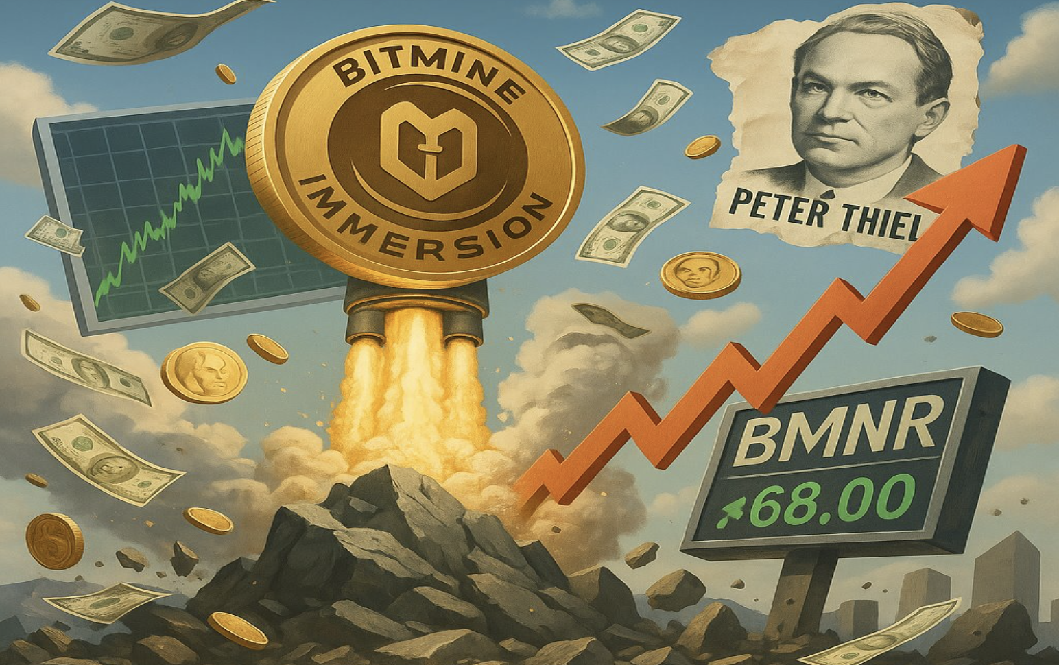 BMNR Stock Soars on Ethereum Bet and Peter Thiel Stake — Can the Rally  Last? | tastylive