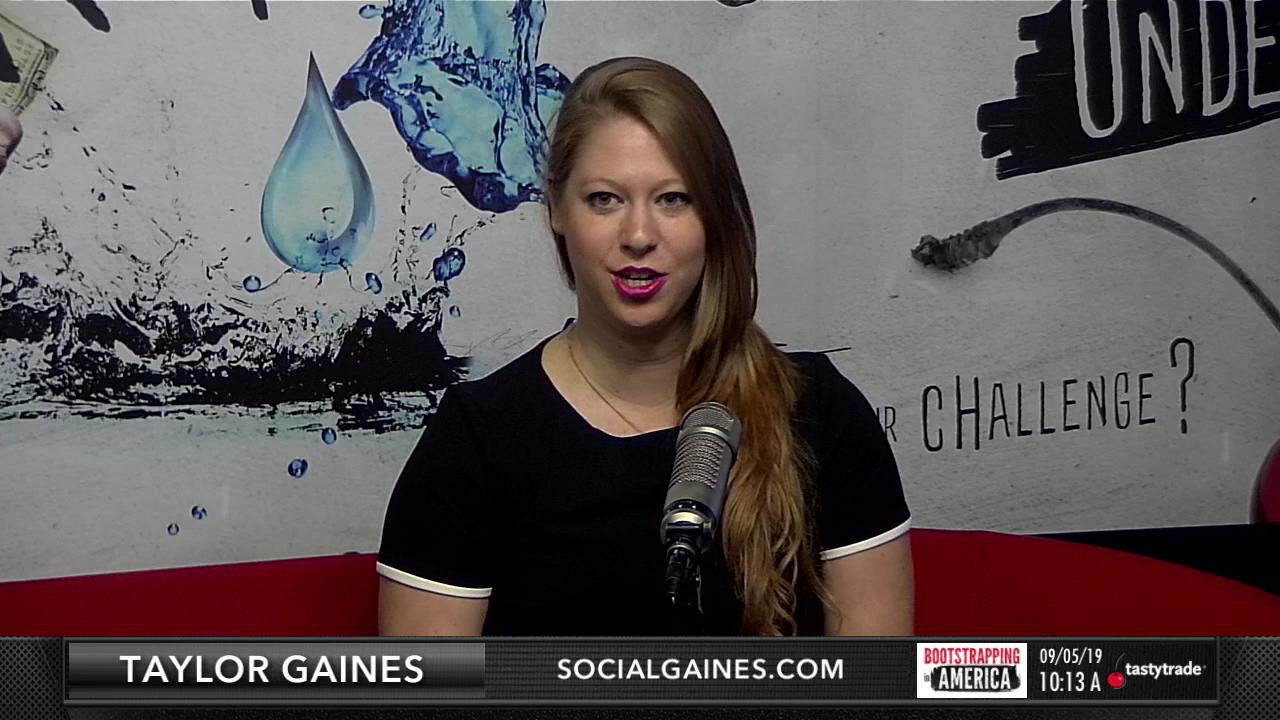 Taylor Gaines of Social Gaines - Bootstrapping In America | tastylive