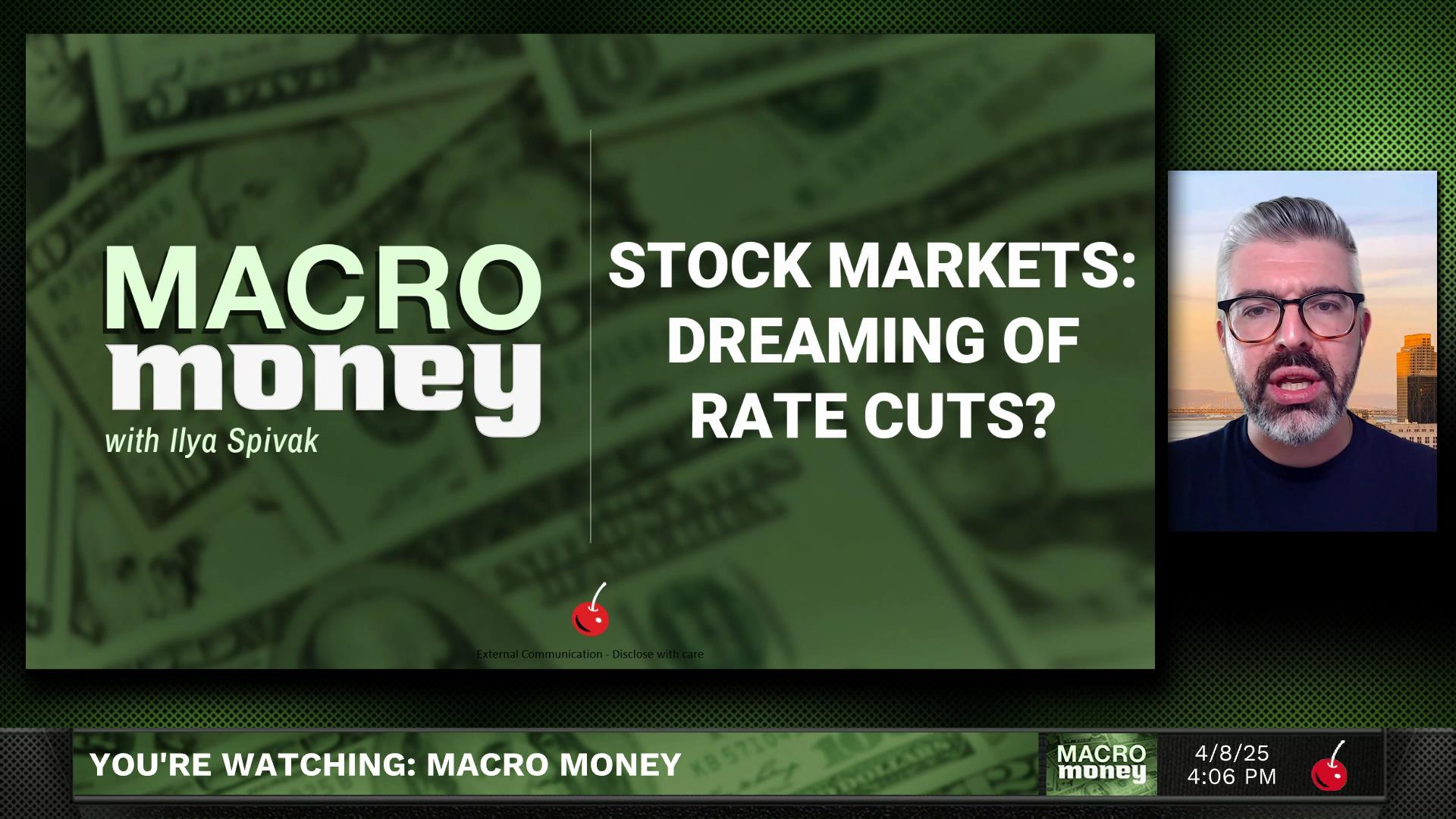 Macro Money - April 8, 2025 - Stock Markets: Dreaming Of Rate Cuts? Episode cover