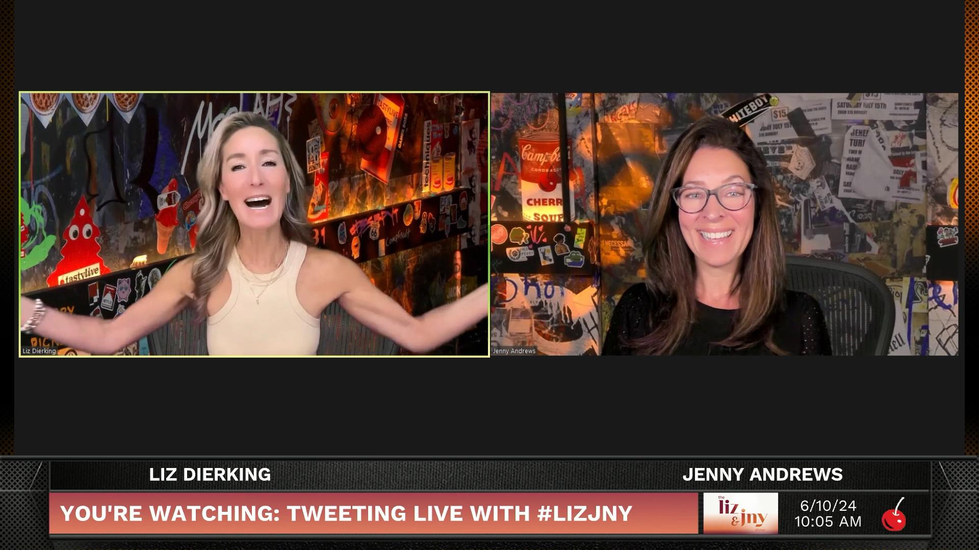 Tweeting Live with LIZ & JNY - June 10, 2024 - Tweeting Live With Liz and Jenny Episode cover
