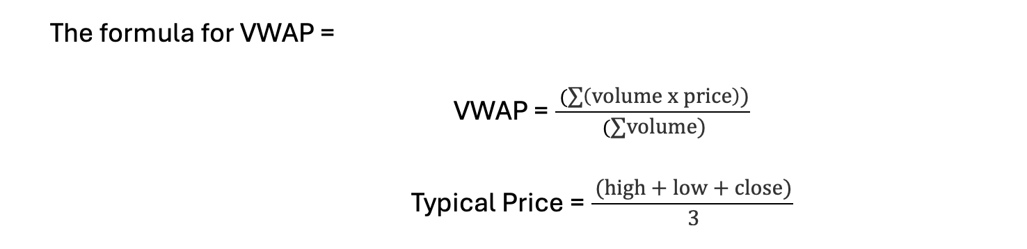 vwap calculation