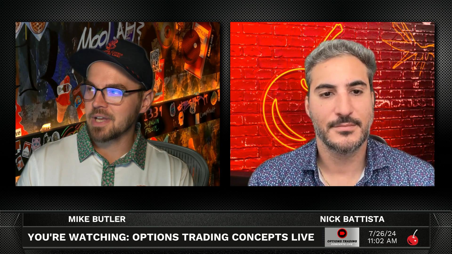 Options Trading Concepts Live - July 26, 2024 - GOOGL Strangle Anatomy of a Trade Episode cover
