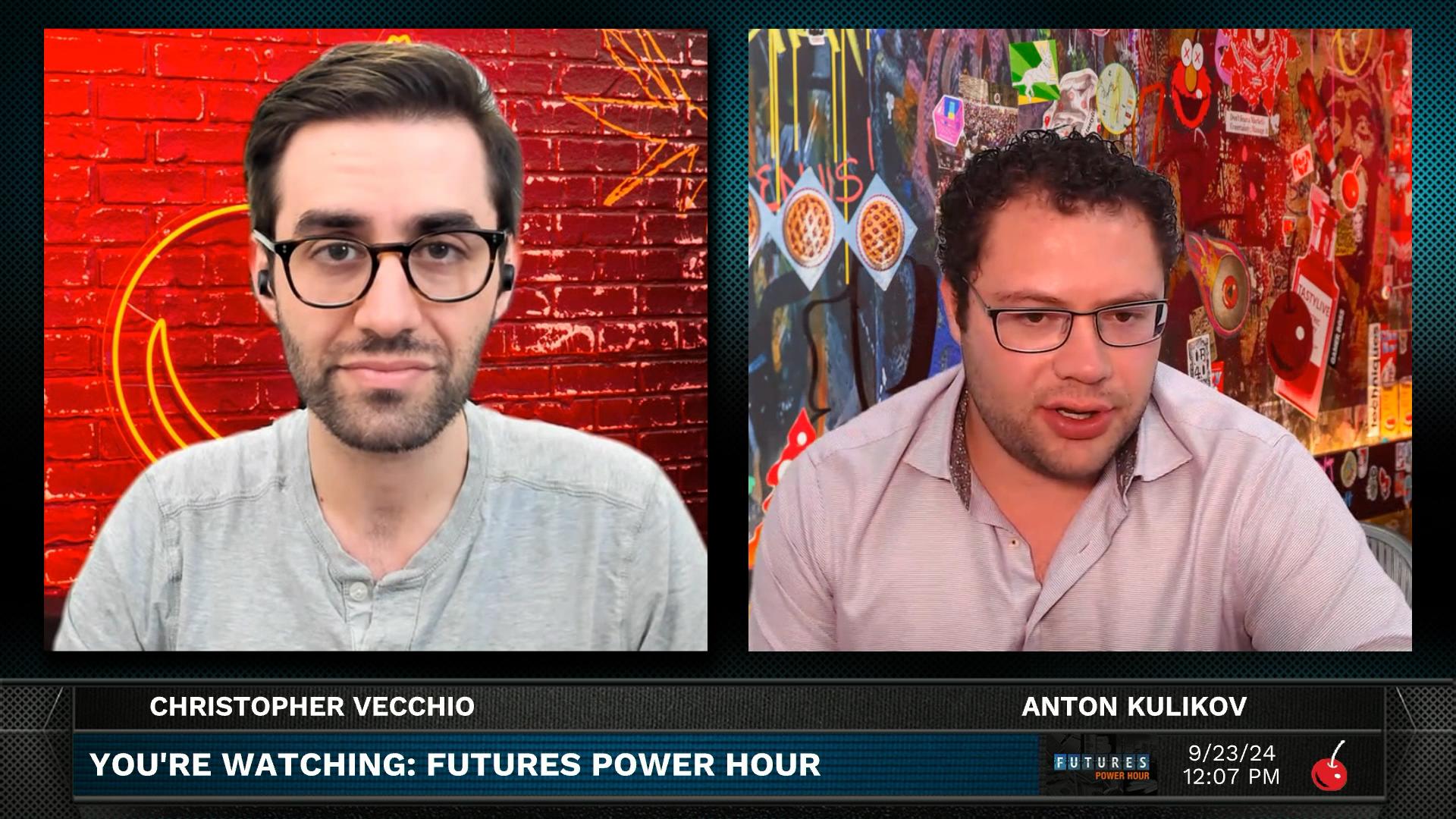 Futures Power Hour - September 23, 2024 - Geopolitics Rage Oil Fizzles Episode cover