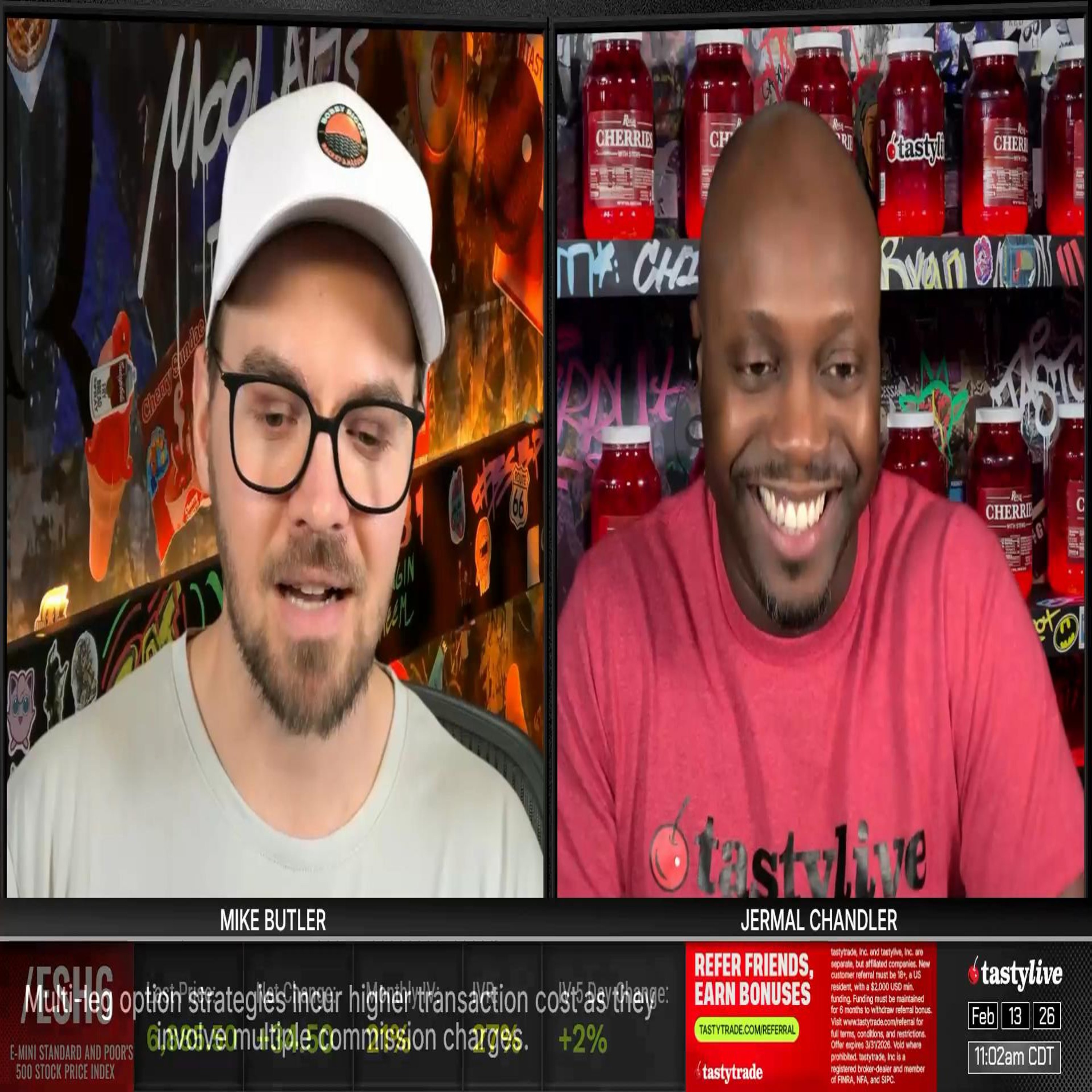 Options Trading Concepts Live - February 13, 2026