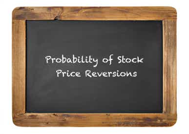 Probability of stock price reversions