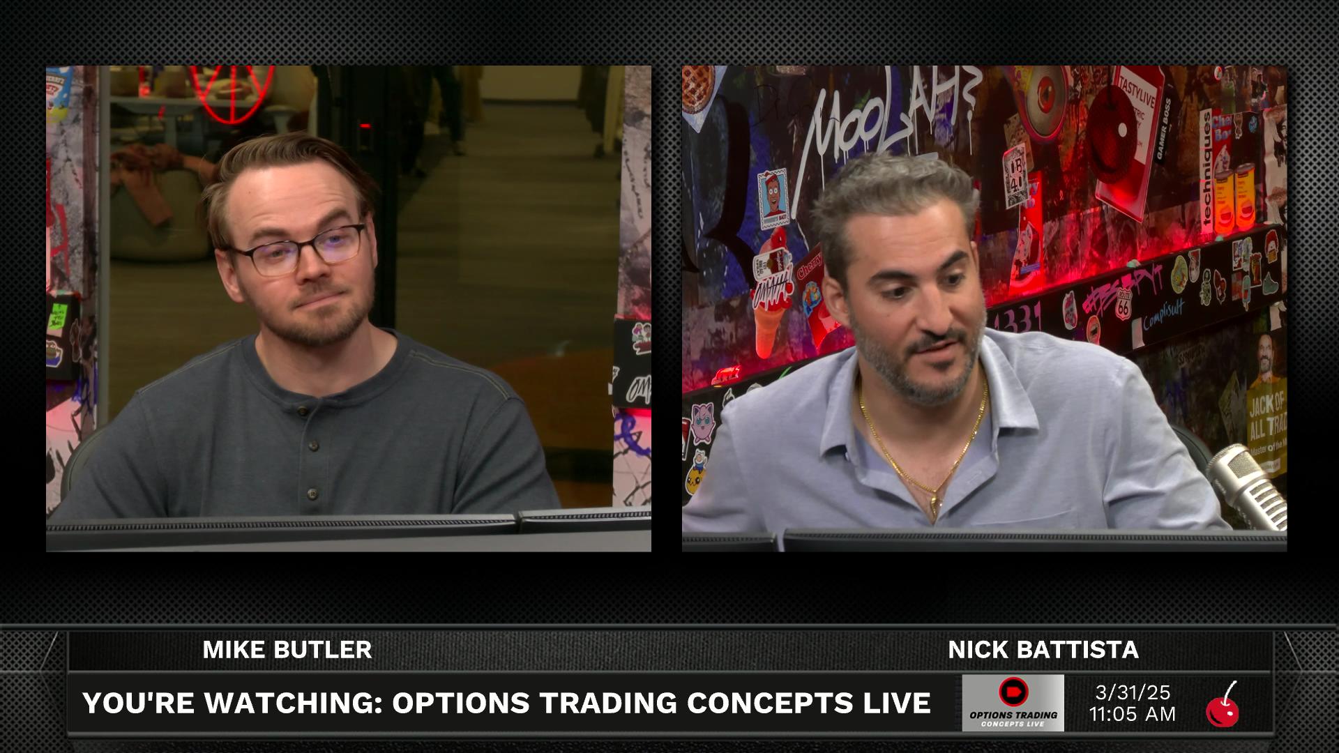 Options Trading Concepts Live - March 31, 2025 - Gold Futures Options Trades Episode cover