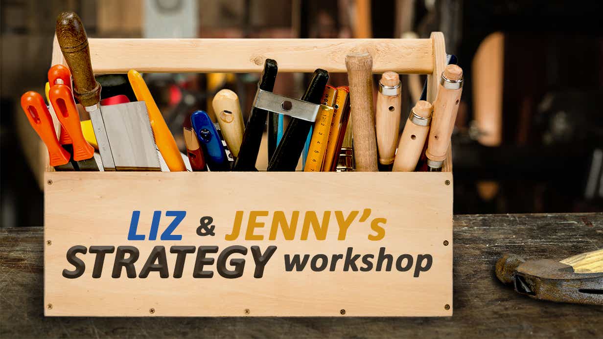 Liz & Jenny Strategy Workshop hero image
