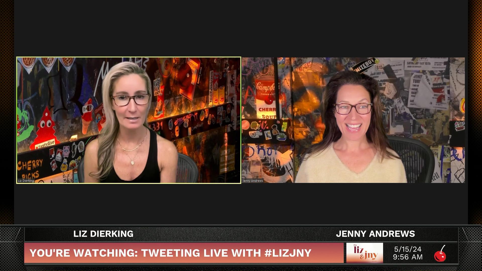 Tweeting Live with LIZ & JNY - May 15, 2024 - Tweeting Live With Liz and Jenny Episode cover