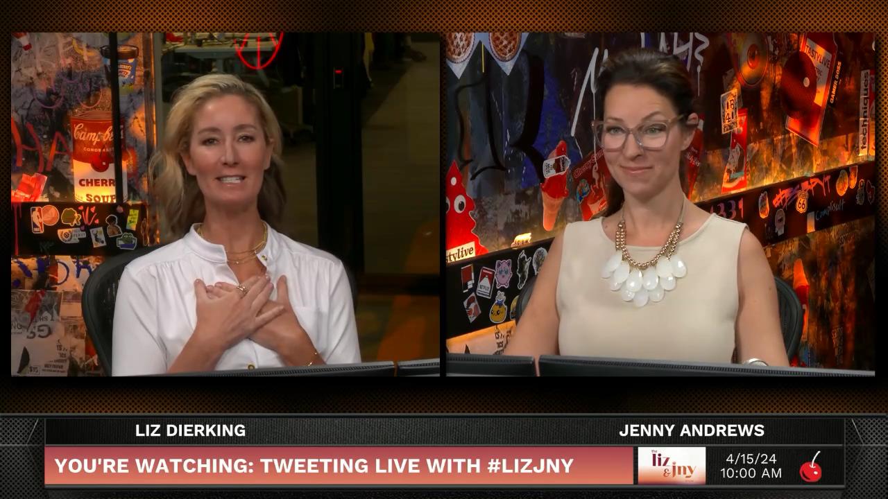 Tweeting Live with LIZ & JNY - April 15, 2024 - Tweeting Live With Liz and Jenny Episode cover