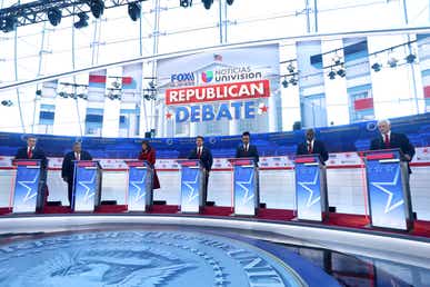 Second Republican Primary Debate Held At Ronald Reagan Presidential Library