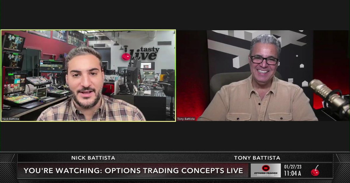 Options Trading Concepts Live With Special Guest Tony Battista 