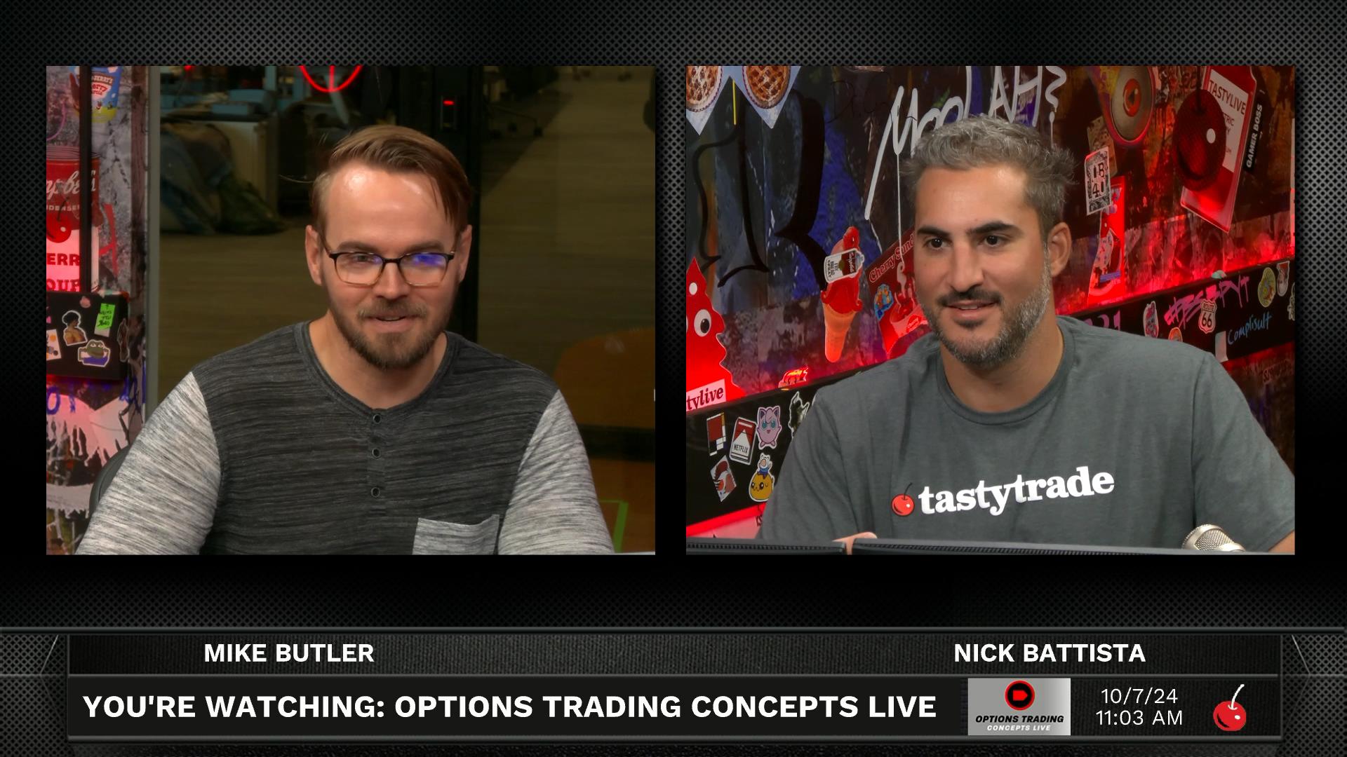 Options Trading Concepts Live - October 7, 2024 - Options Backtesting Software Demo Episode cover