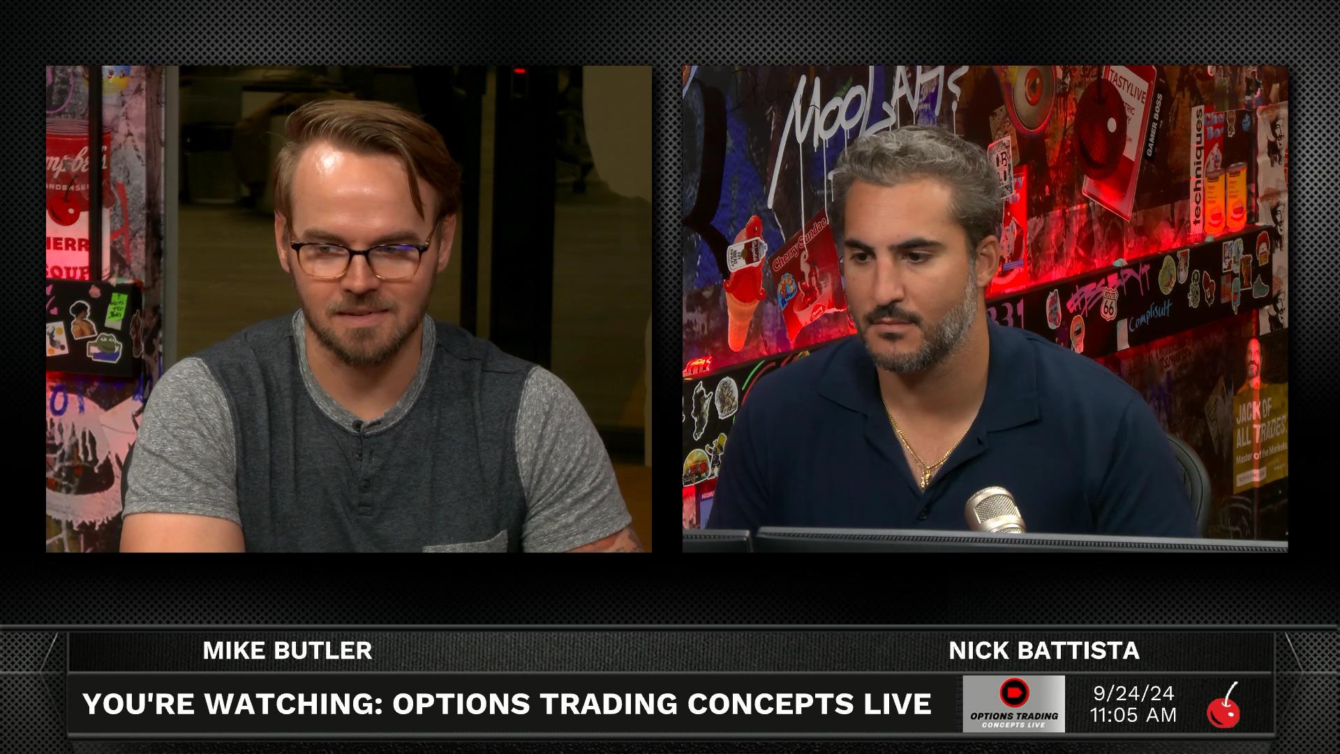 Options Trading Concepts Live - September 24, 2024 - Finding Trades with Watchlists Episode cover