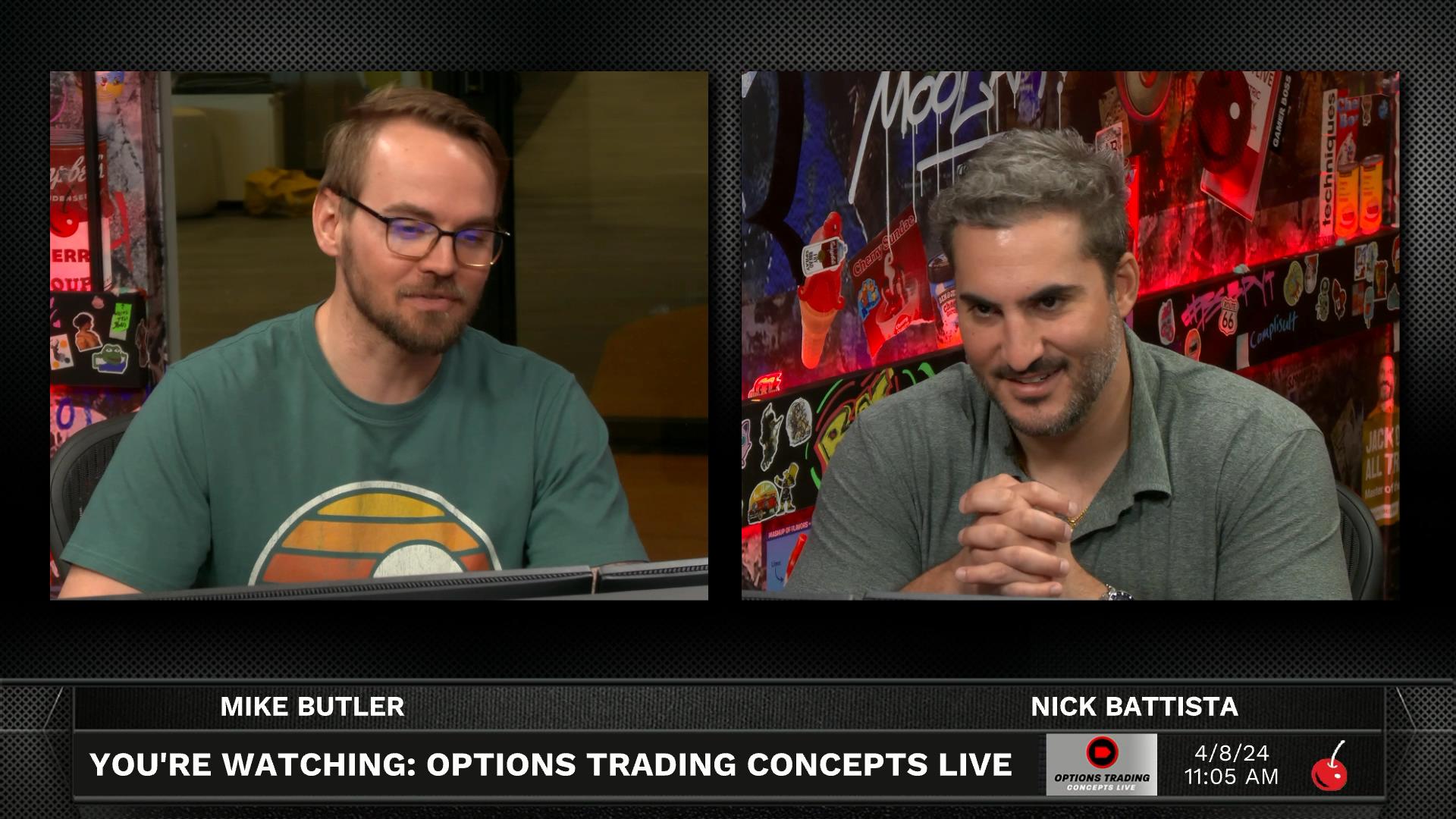 Options Trading Concepts Live - April 8, 2024 - Understanding SKEW Episode cover