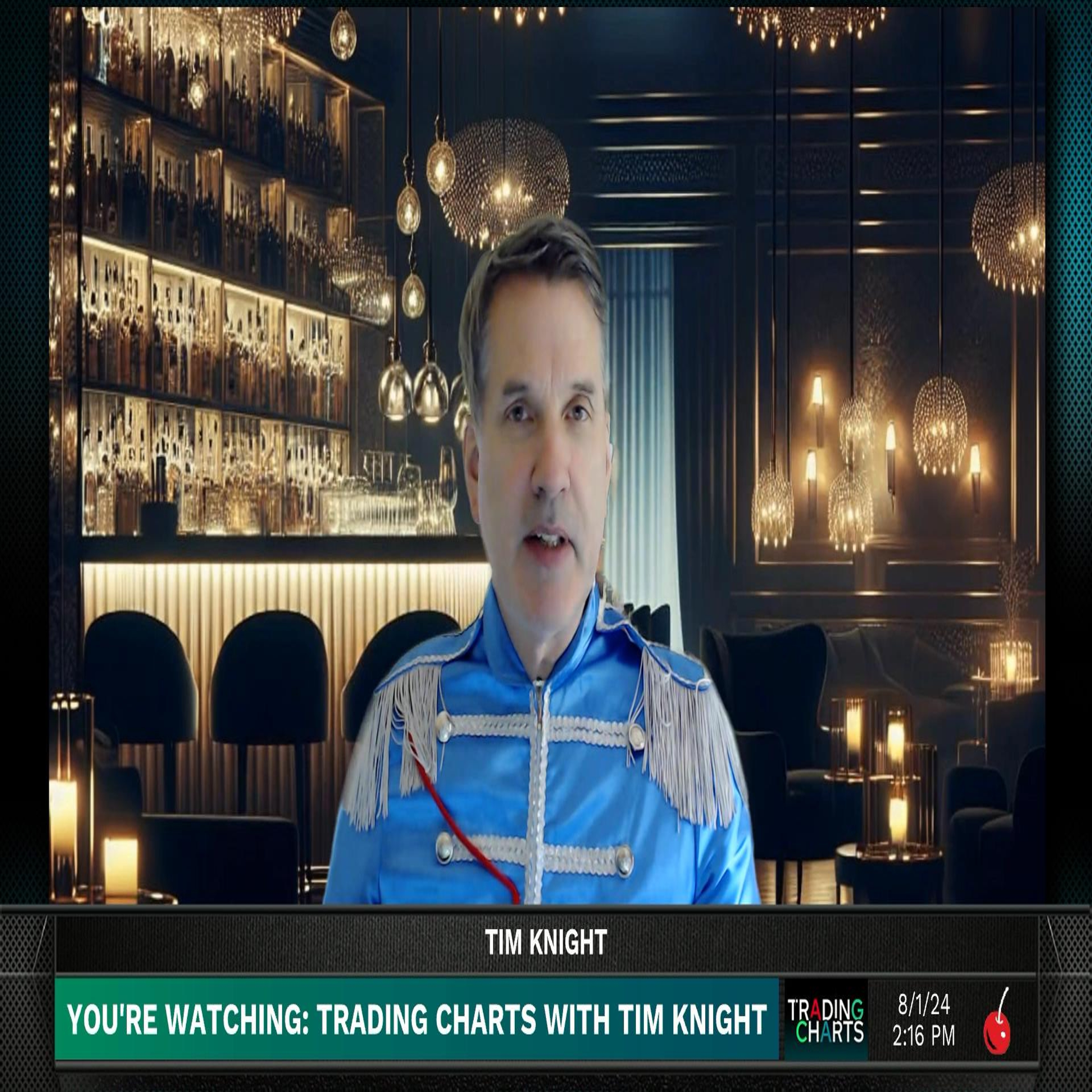 Trading Charts with Tim Knight - August 1, 2024 - Missed Netflix Trades And ARM Wins