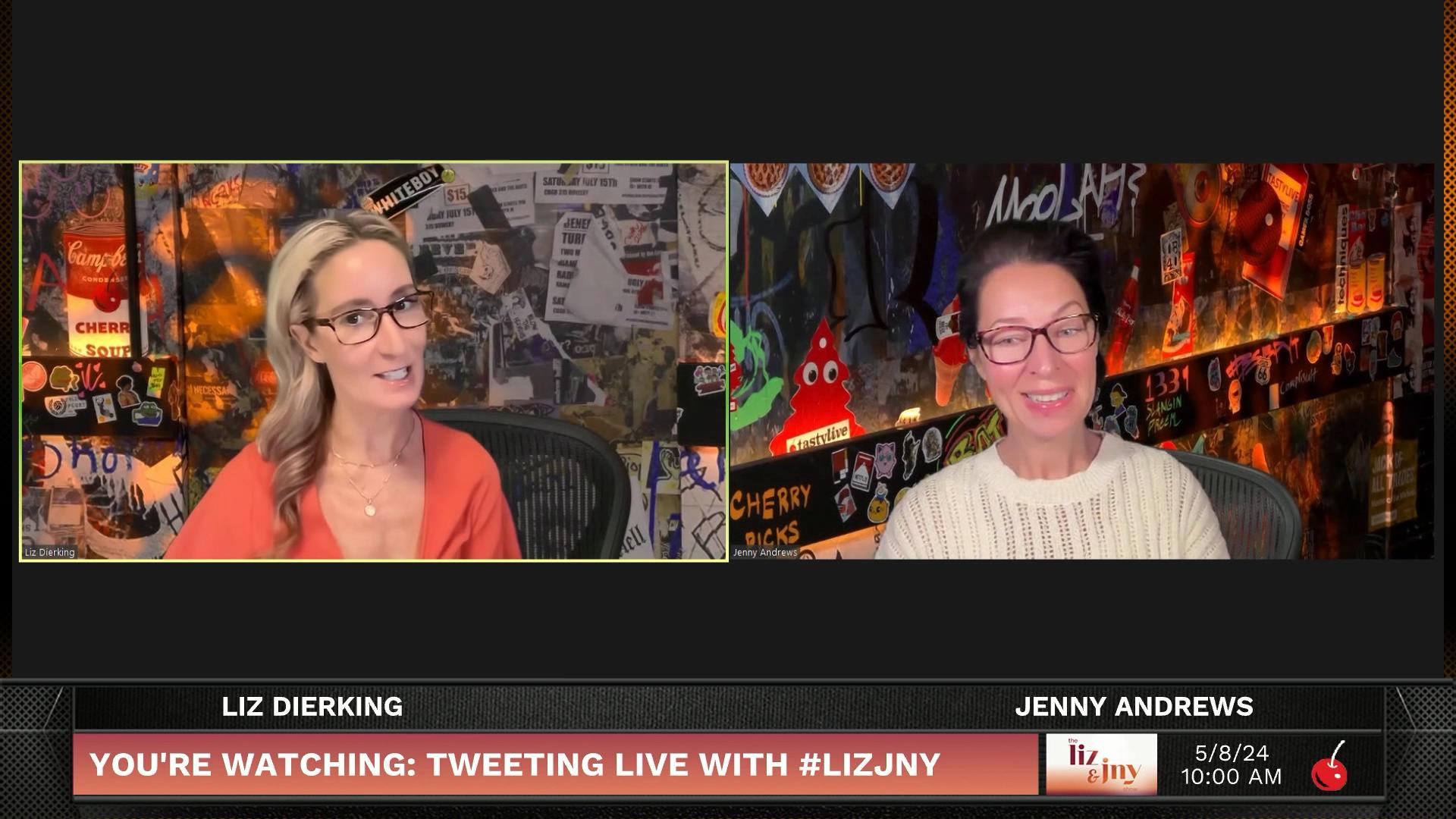 Tweeting Live with LIZ & JNY - May 8, 2024 - Tweeting Live With Liz and Jenny Episode cover