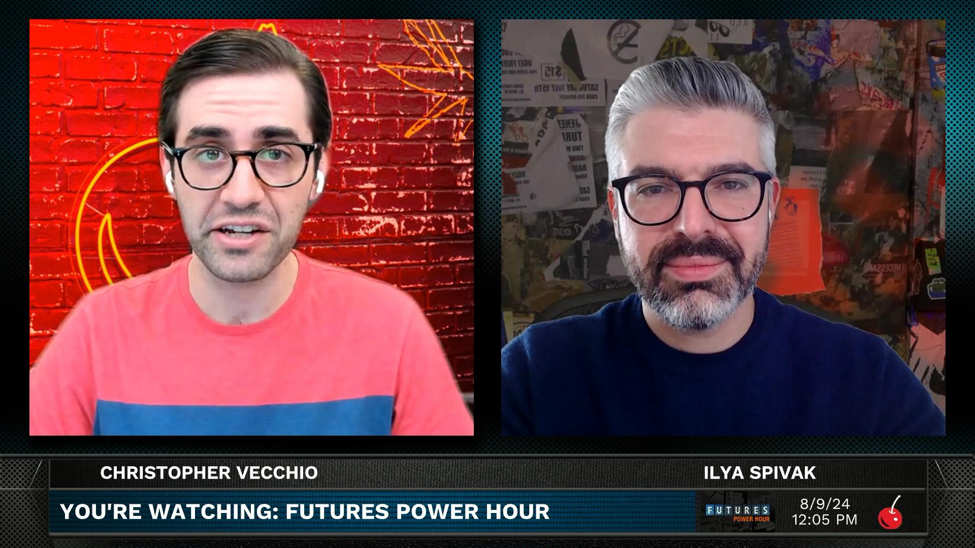 Futures Power Hour - August 9, 2024 - Volatility is Down but Not Out Episode cover