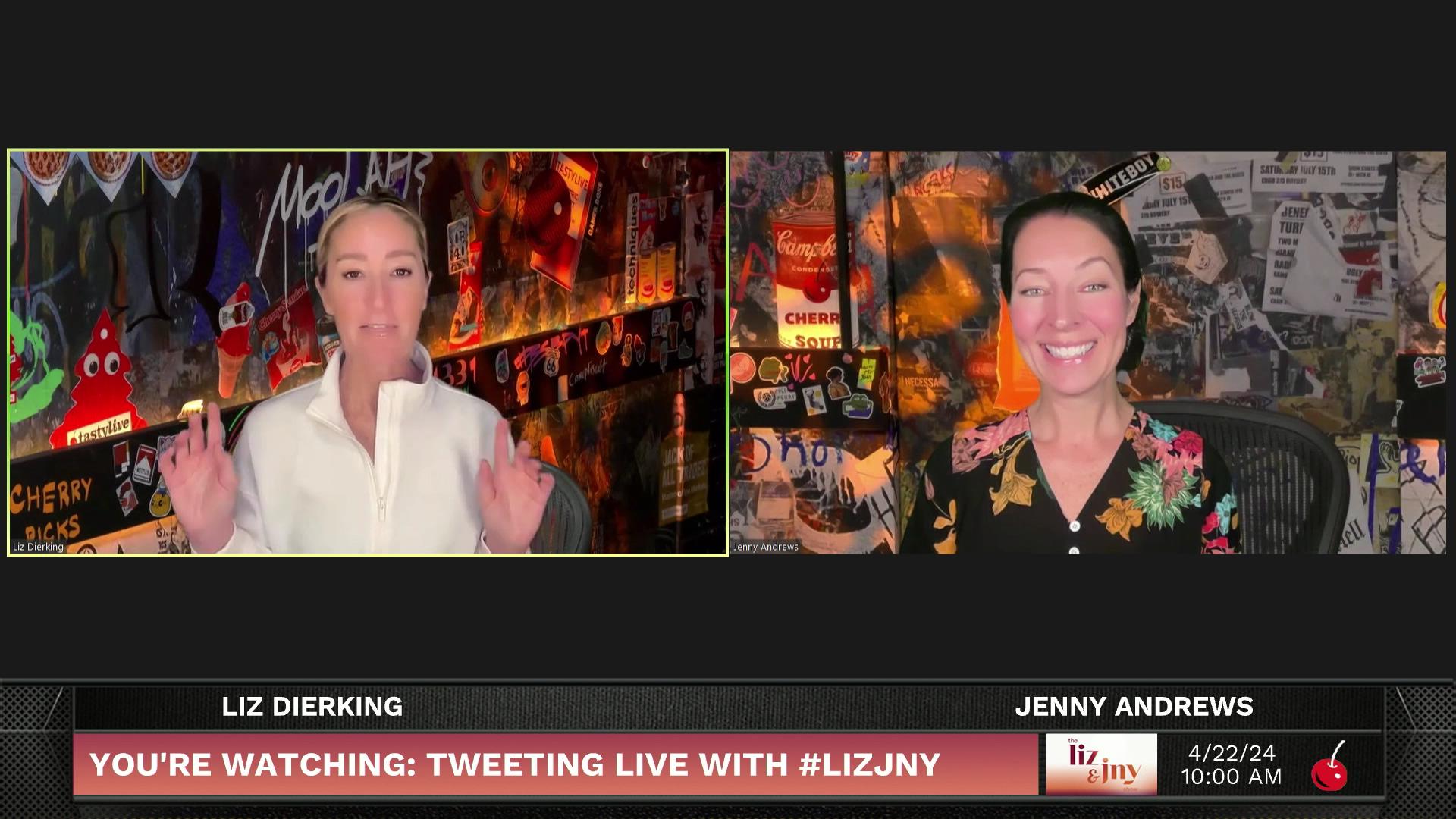 Tweeting Live with LIZ & JNY - April 22, 2024 - Tweeting Live With Liz and Jenny Episode cover