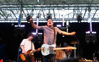 The band The Hold Steady at Coachella in 2009