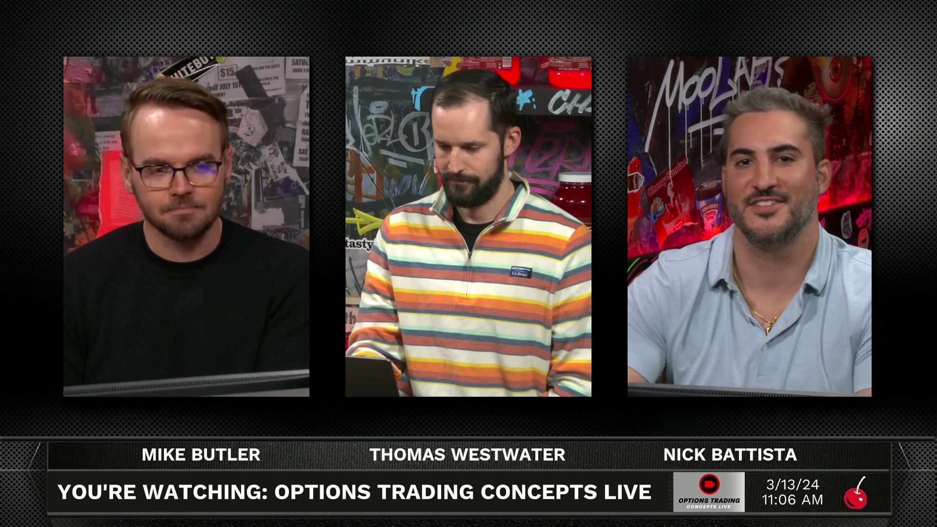 Options Trading Concepts Live - March 13, 2024 - WASDE Westwater Wednesday Episode cover