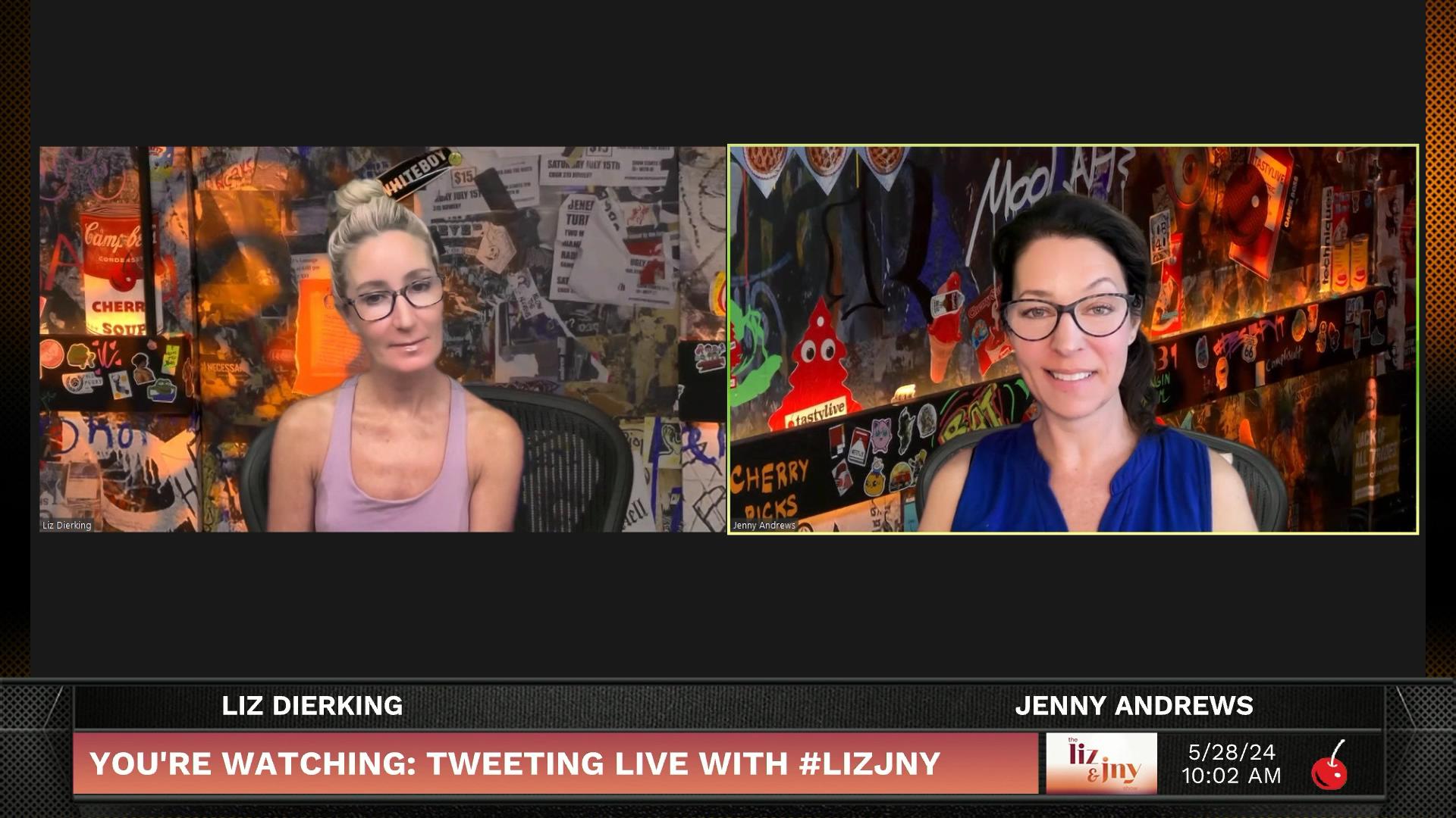 Tweeting Live with LIZ & JNY - May 28, 2024 - Tweeting Live With Liz and Jenny Episode cover
