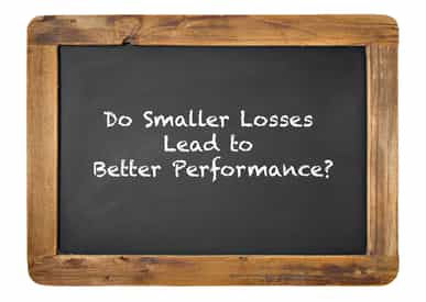 Do smaller losses lead to better performance?