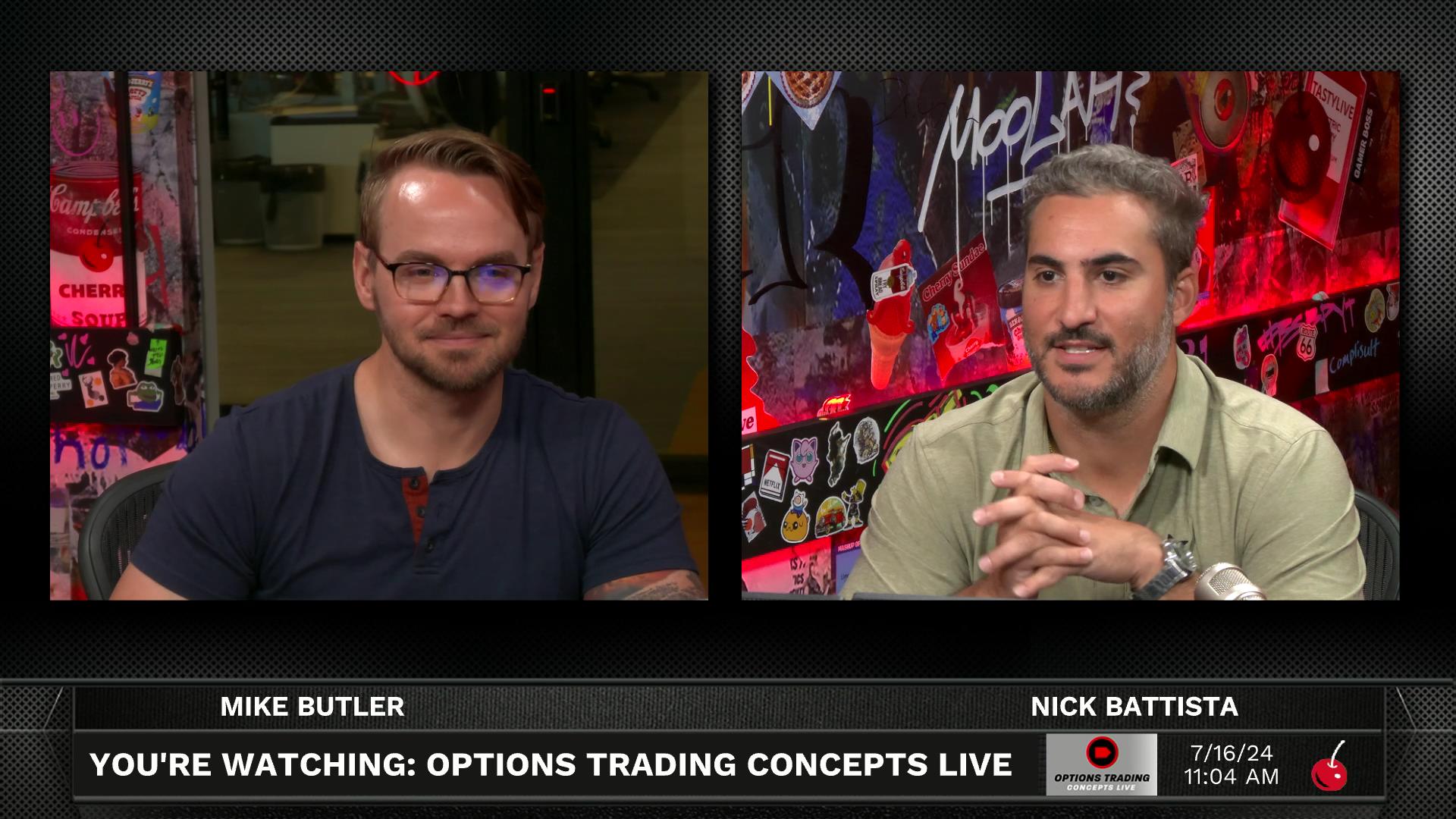 Options Trading Concepts Live - July 16, 2024 - Options Trading Q and A Episode cover