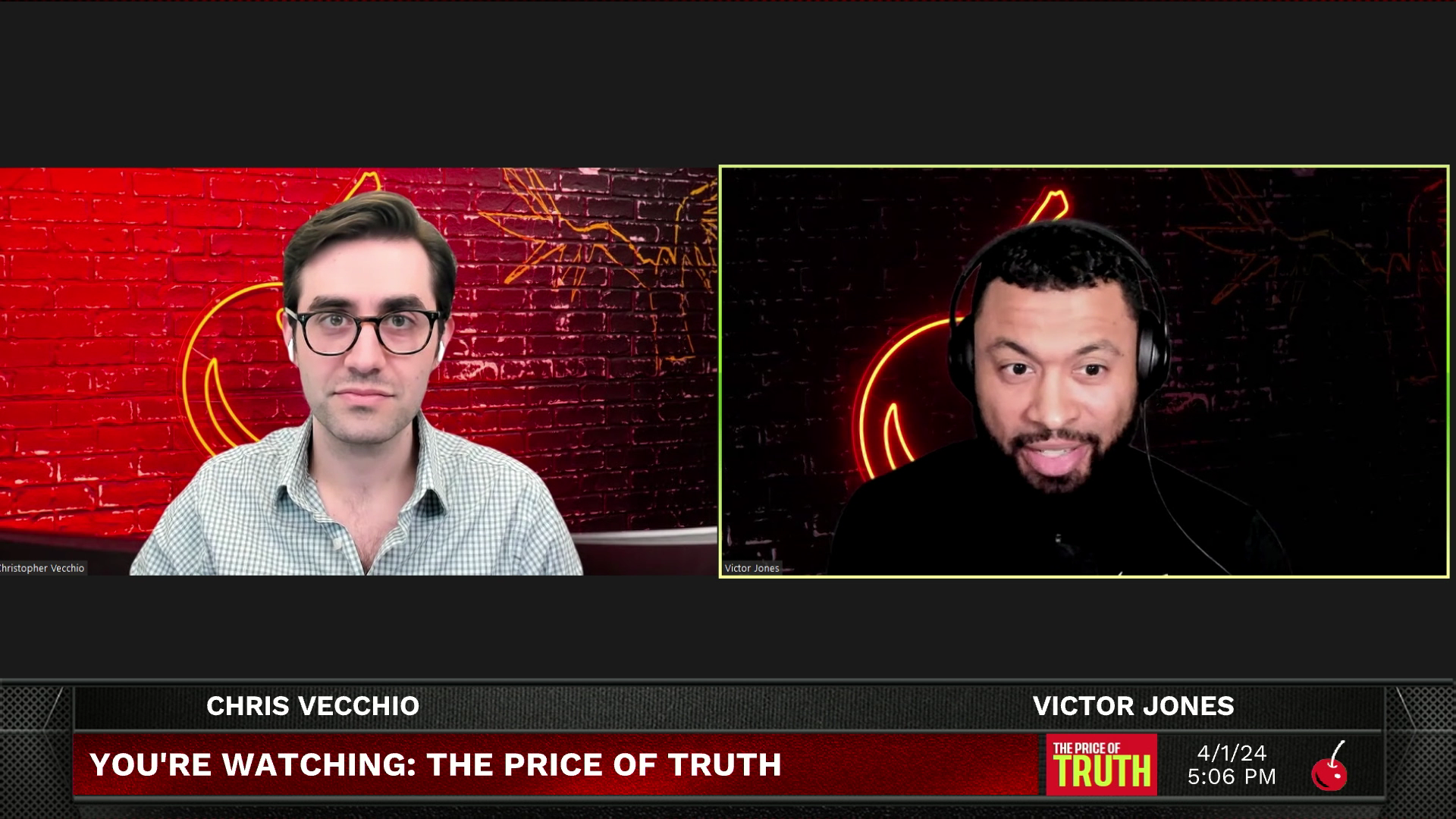 The Price of Truth - April 1, 2024 - The Price Of Truth With Chris Vecchio Episode cover