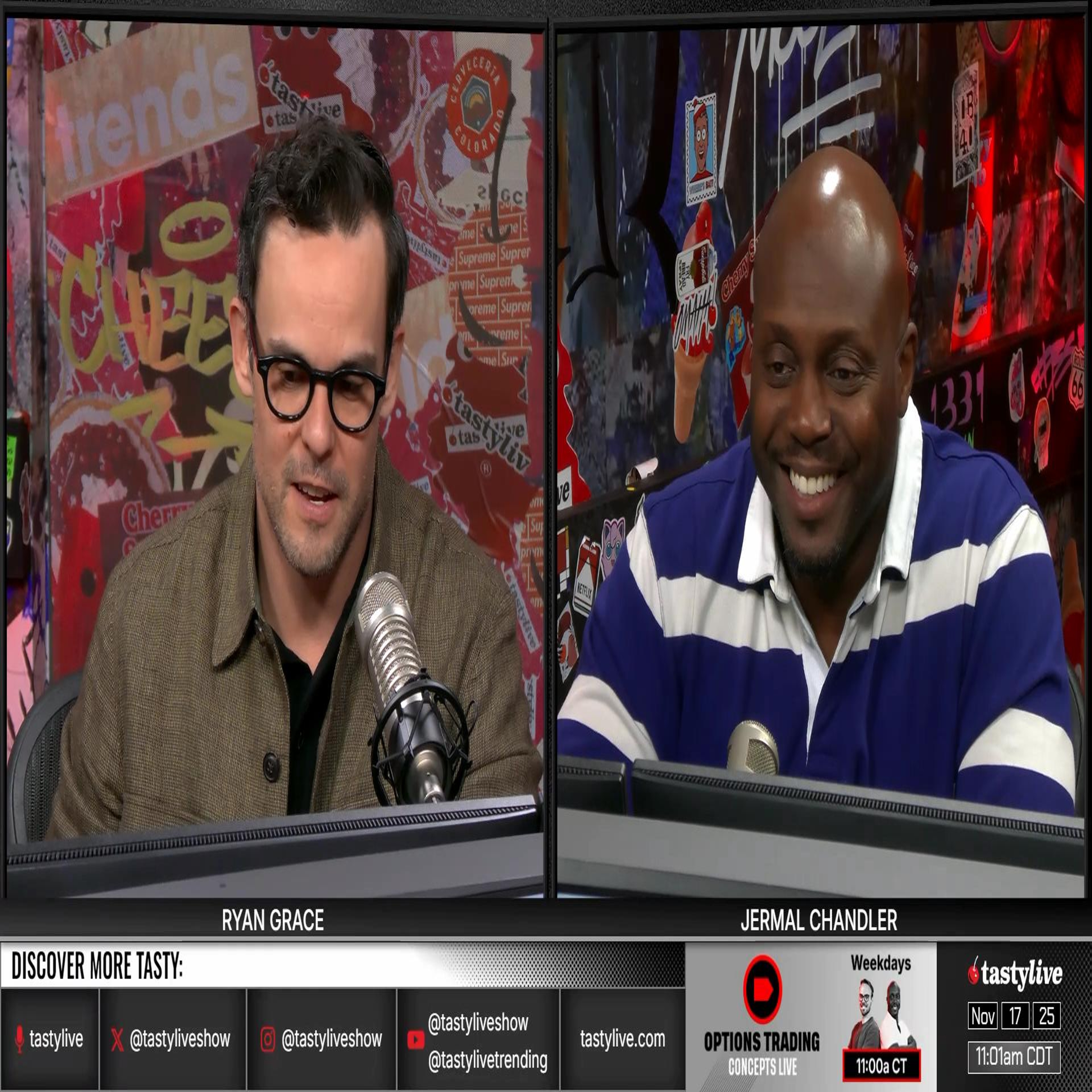 Options Trading Concepts Live - November 17, 2025 - Crypto Update November 17th 2025