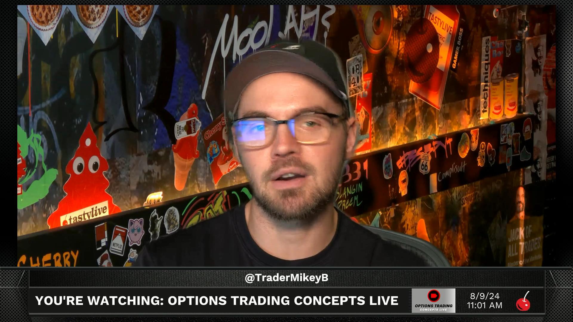 Options Trading Concepts Live - August 9, 2024 - Portfolio Review After Market Madness Episode cover