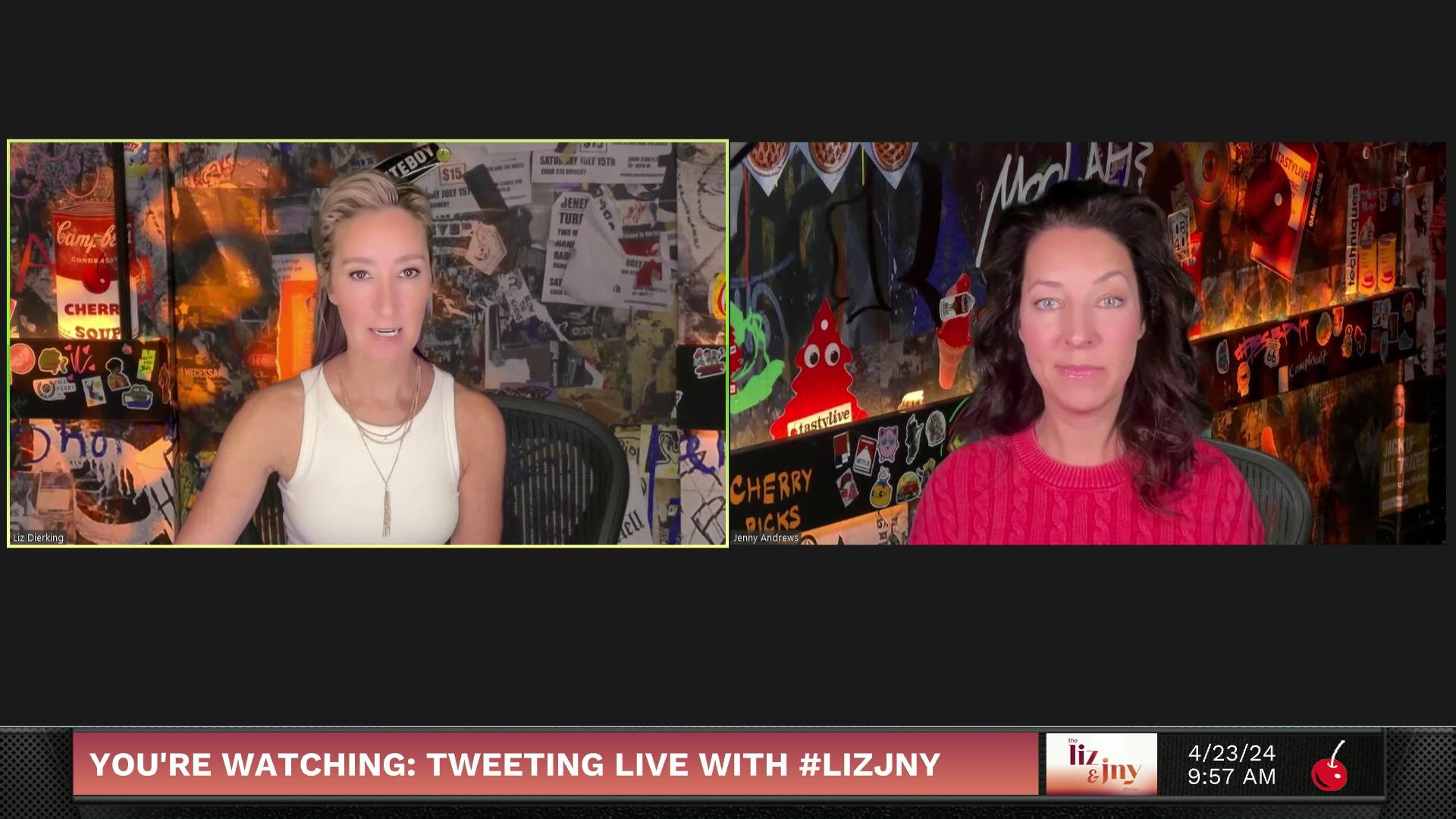Tweeting Live with LIZ & JNY - April 23, 2024 - Tweeting Live With Liz and Jenny Episode cover
