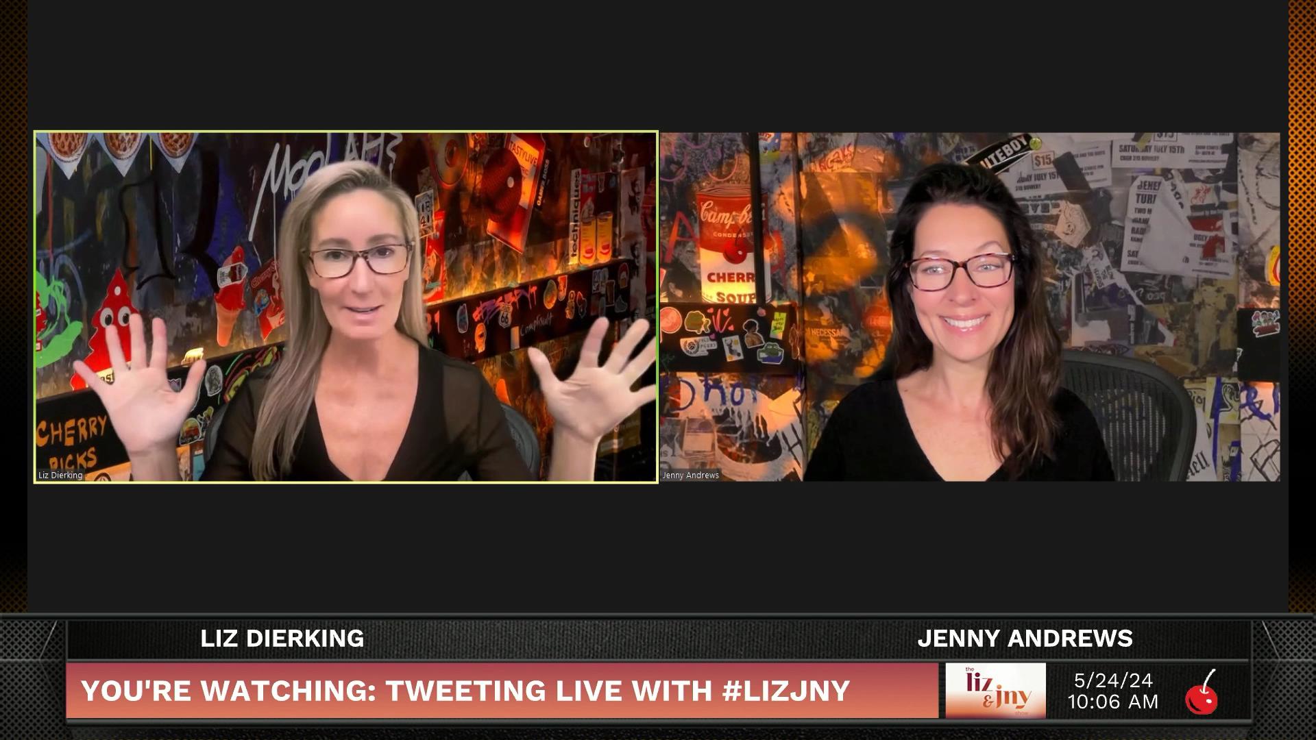 Tweeting Live with LIZ & JNY - May 24, 2024 - Tweeting Live With Liz and Jenny Episode cover