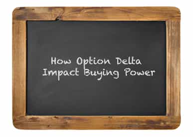 How option delta impact buying power