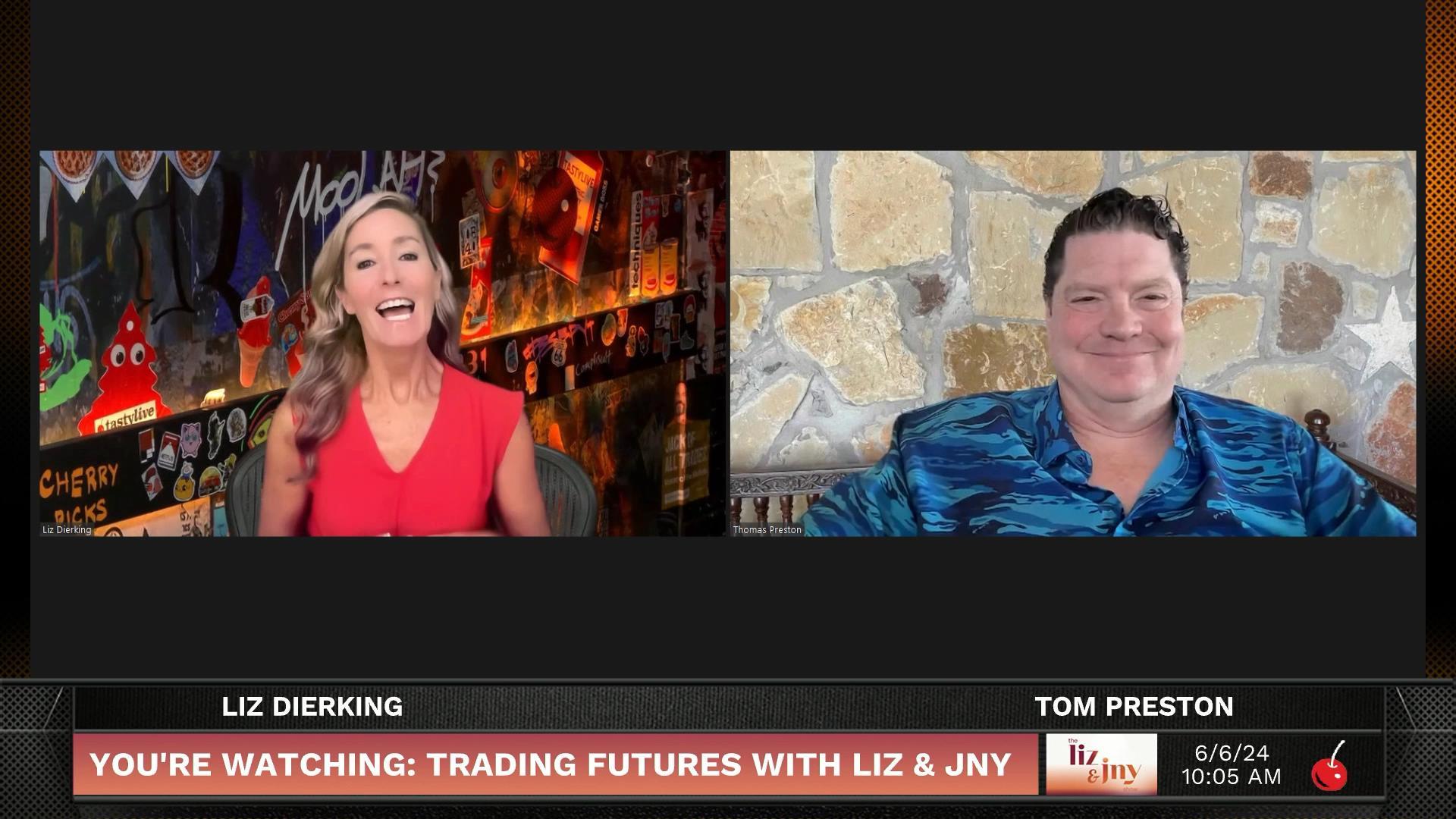 Trading Futures With LIZ & JNY - June 6, 2024 - Trading Futures With Liz and JNY Episode cover