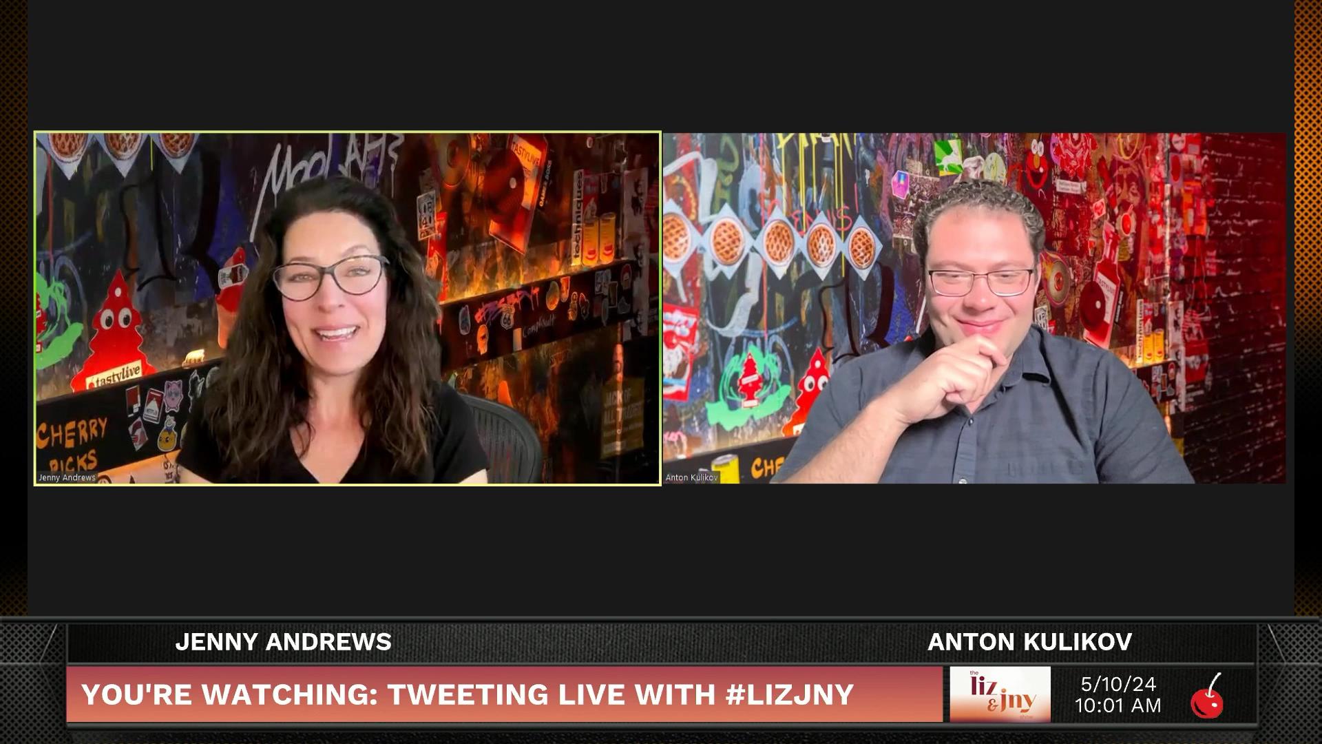 Tweeting Live with LIZ & JNY - May 10, 2024 - Tweeting Live With Liz and Jenny Episode cover