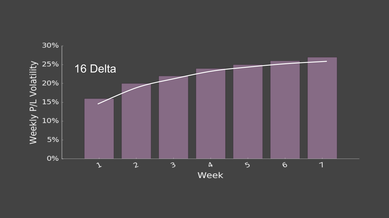 weekly P/L volatility