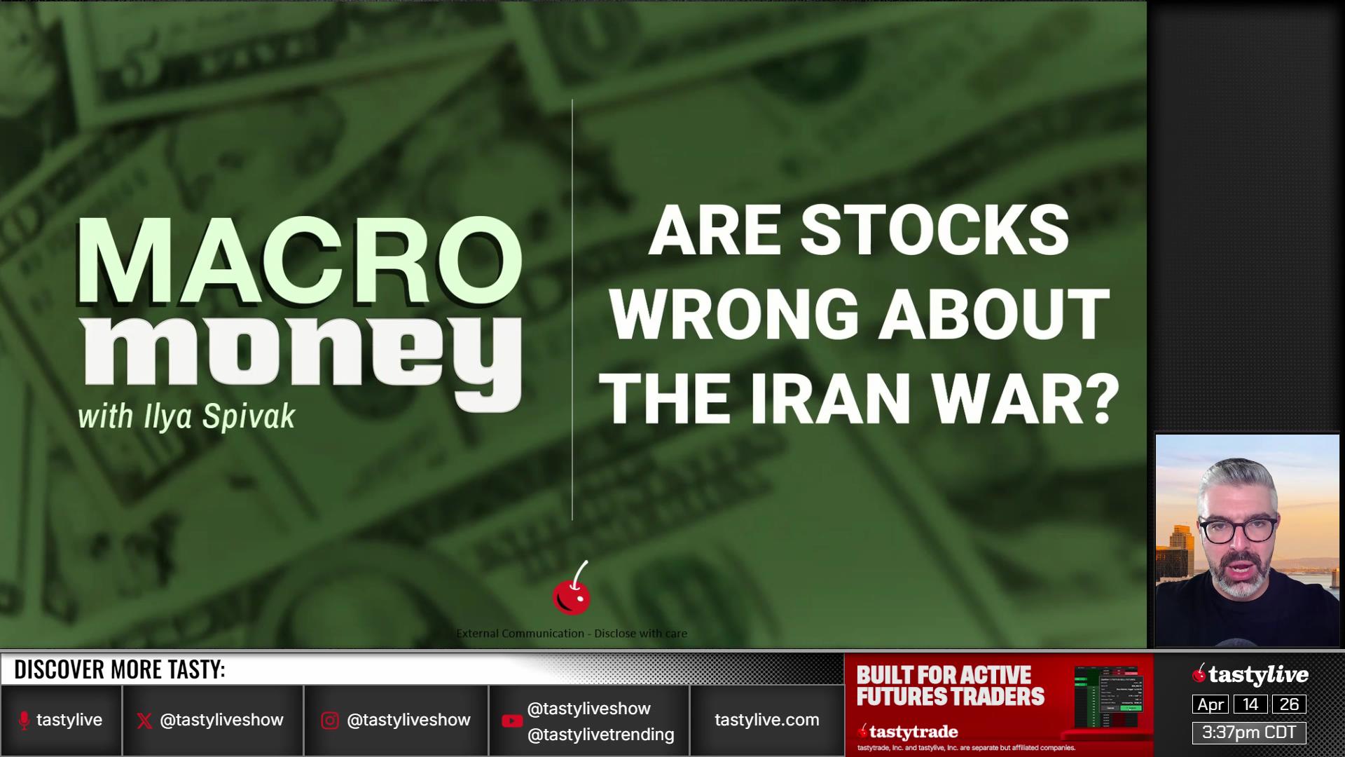 Macro Money - April 14, 2026 - Are Stocks Wrong About The Iran War? Episode cover
