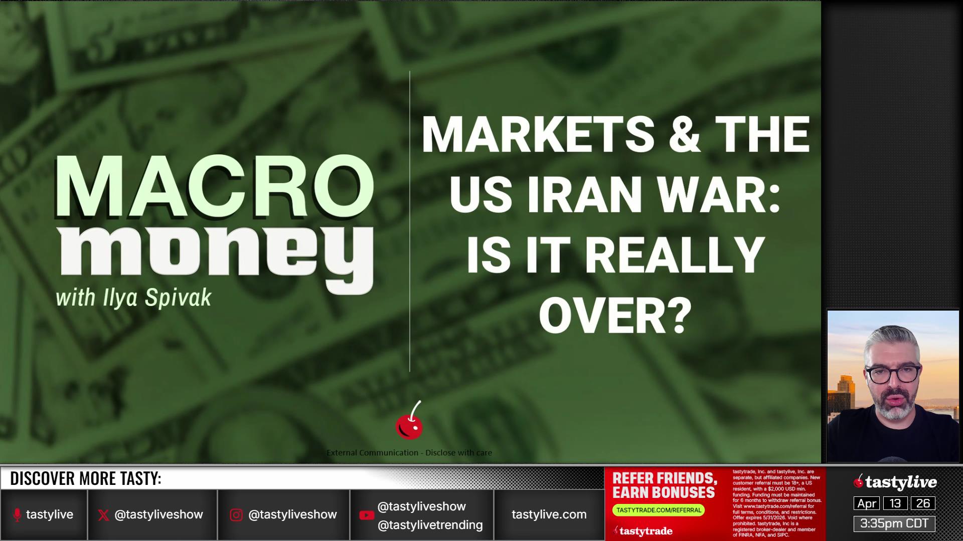 Macro Money - April 13, 2026 - Markets and The US Iran War: Is It Really Over? Episode cover