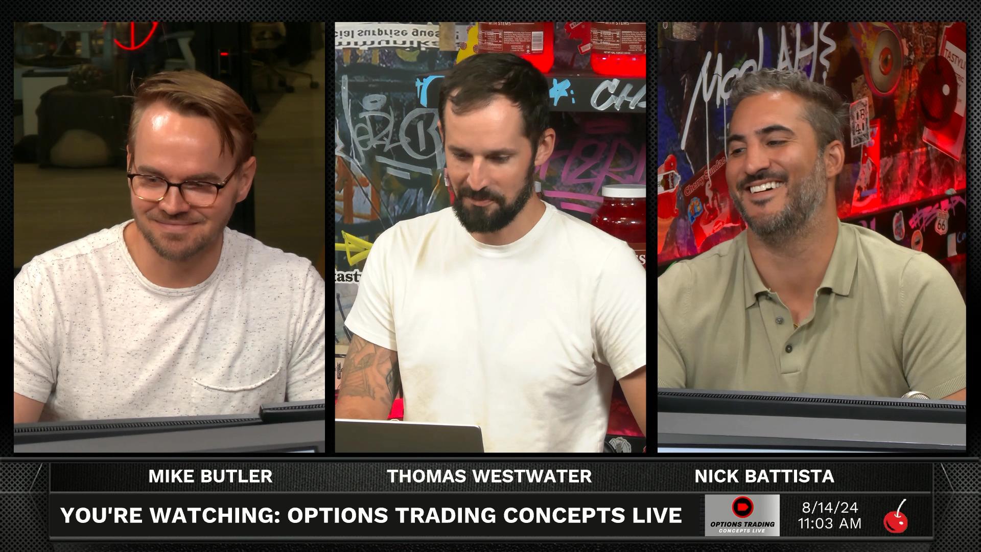 Options Trading Concepts Live - August 14, 2024 - Natural Gas Update - Short the Spike? Episode cover