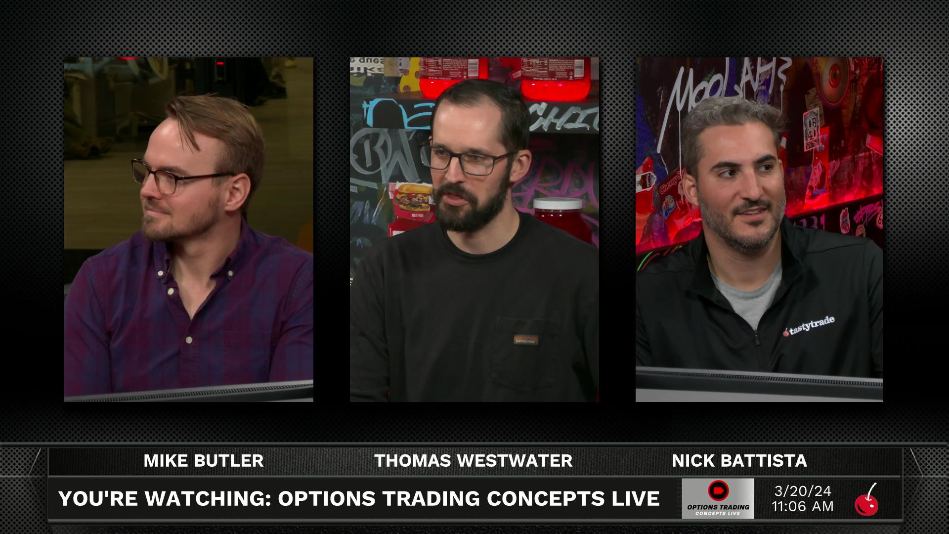 Options Trading Concepts Live - March 20, 2024 - Oil Trading in Reaction to the Fed How to Trade it Episode cover